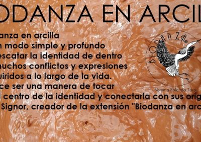 BIODANZA EN ARCILLA – LA VIDA QUE LATE EN MI